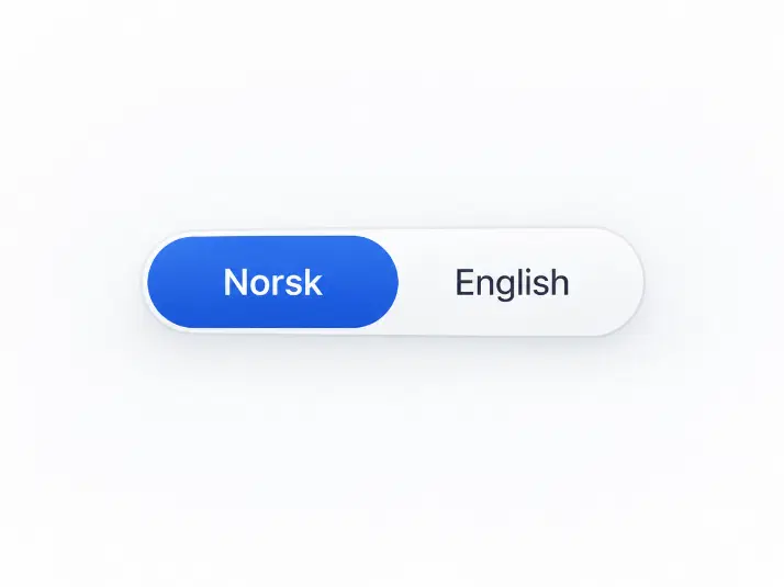Invitasjon og påmelding tilgjengelig på norsk og engelsk