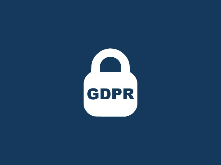 GDPR-modul med oversikt over lagrede personopplysninger og slettemetoder