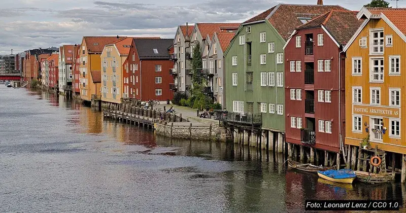 Bryggene i Trondheim. Foto: Leonard Lenz / CC0 1.0